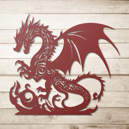 Dragon Metal Wall Art