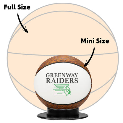 Greenway Raiders Customizable Mini Basketball