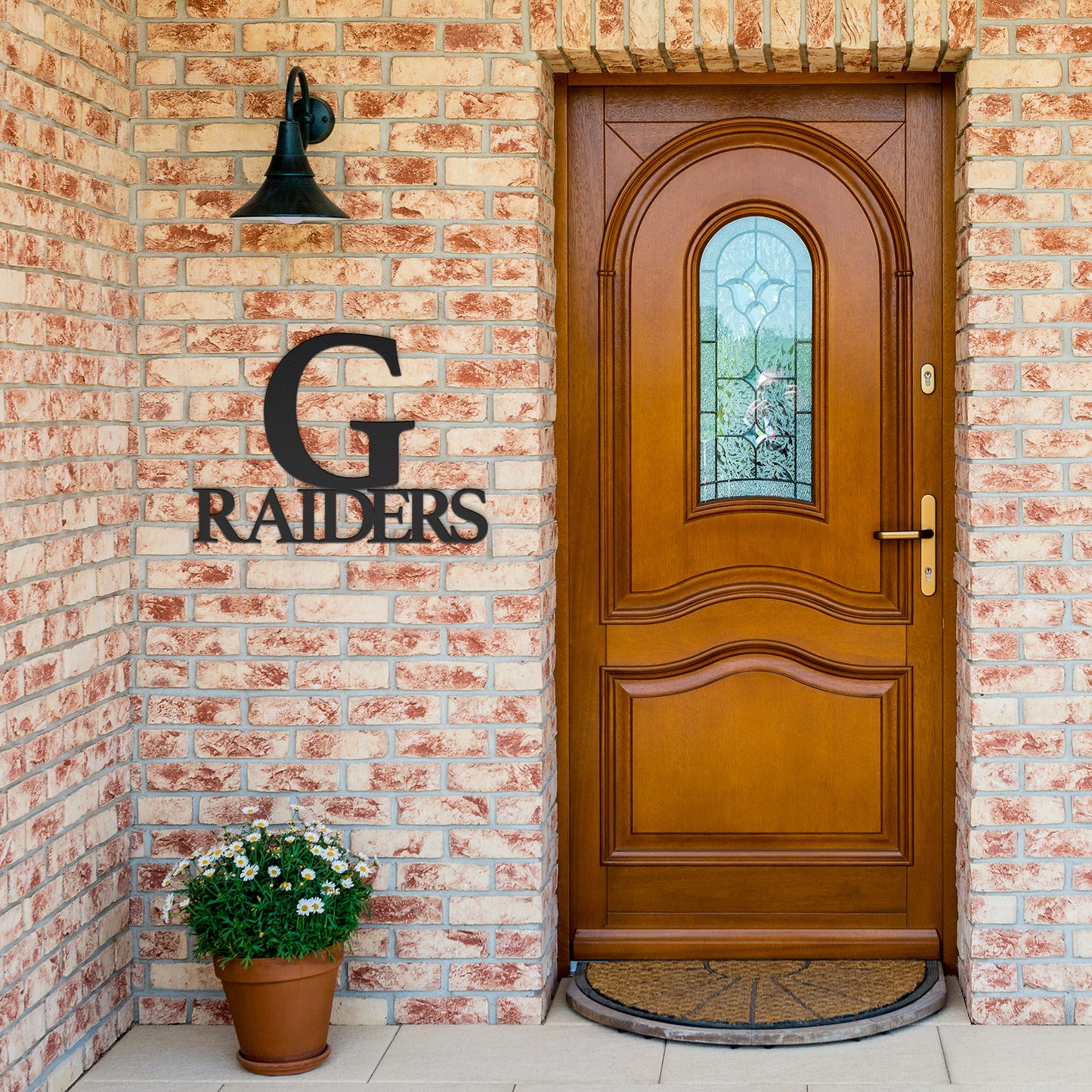 Greenway Raiders Metal Wall Art Sign
