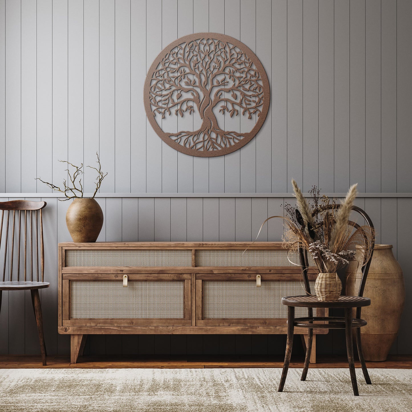 Metal Tree of Life Sign