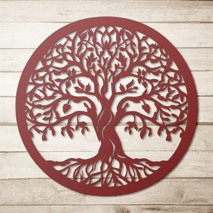 Metal Tree of Life Sign