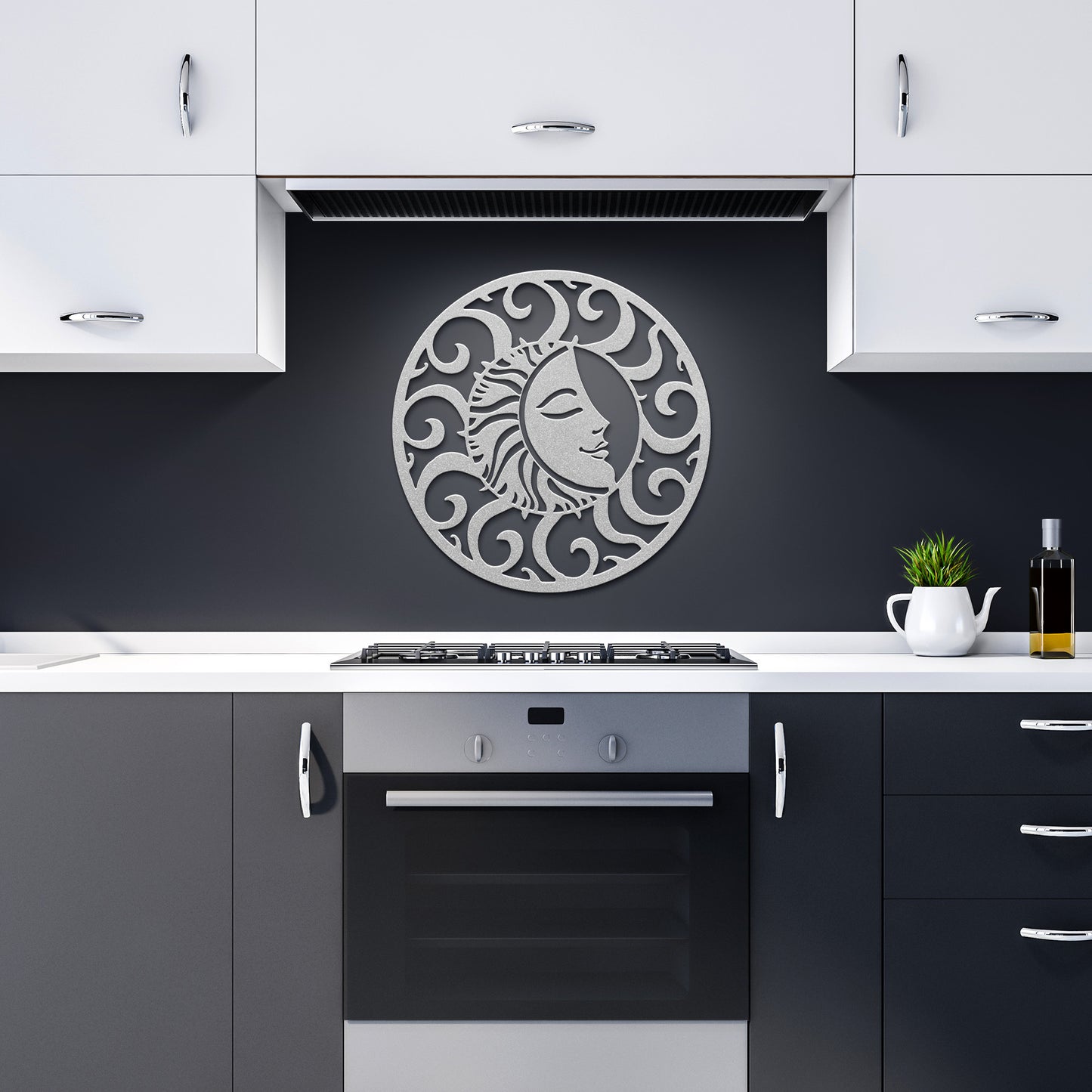 Smiling Sun Metal Wall Art