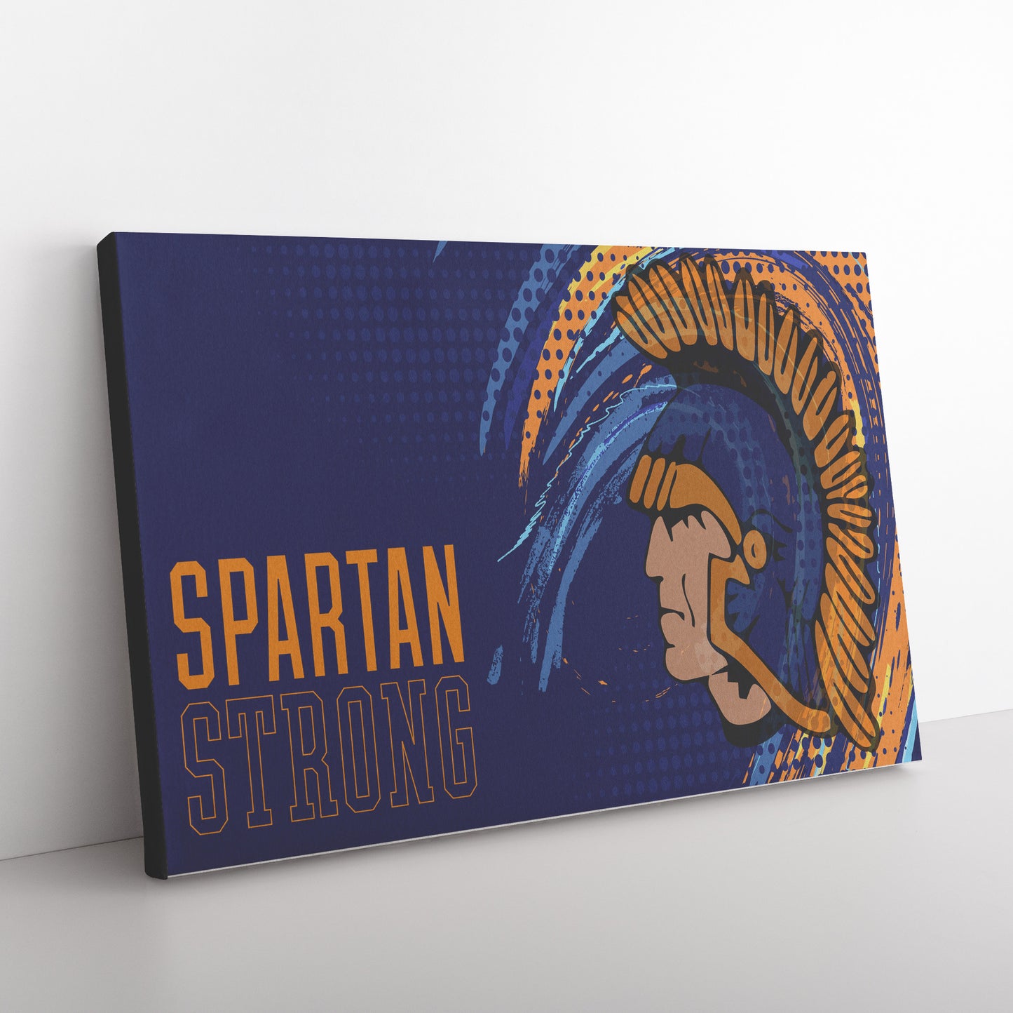 Spartan Strong Swirl Canvas