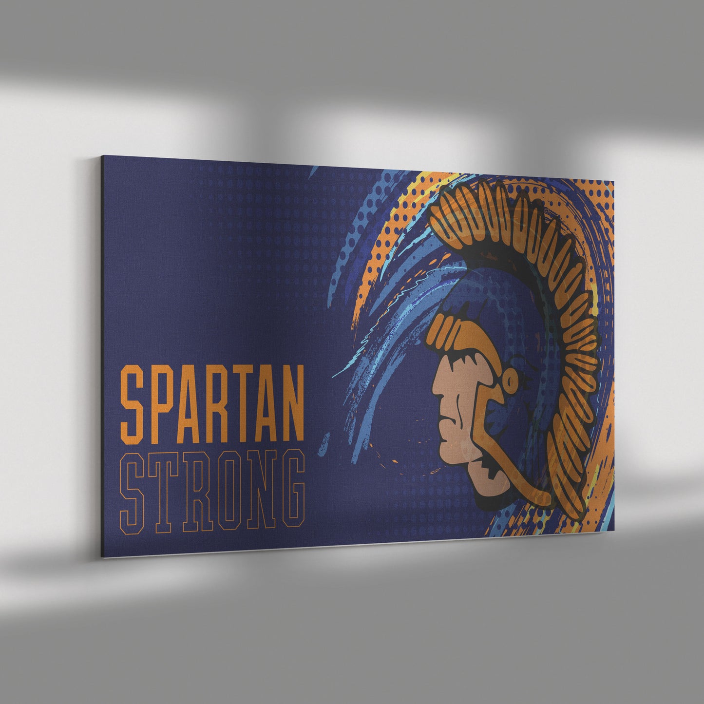 Spartan Strong Swirl Canvas