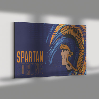 Spartan Strong Swirl Canvas
