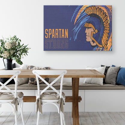 Spartan Strong Swirl Canvas