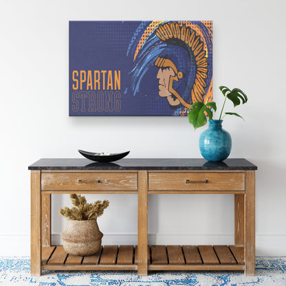 Spartan Strong Swirl Canvas