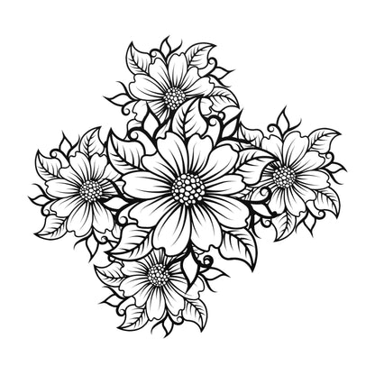 Sunflower Collage Metal Wall Art